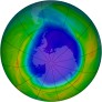 Antarctic Ozone 2010-10-11